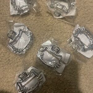 Silver Hello kitty hair clip